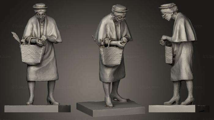 Статуэтки известных личностей (Мадам Шапо, STKC_0208) 3D модель для ЧПУ станка